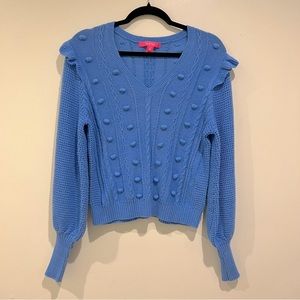 Lilly Pulitzer Blue Greta Sweater M